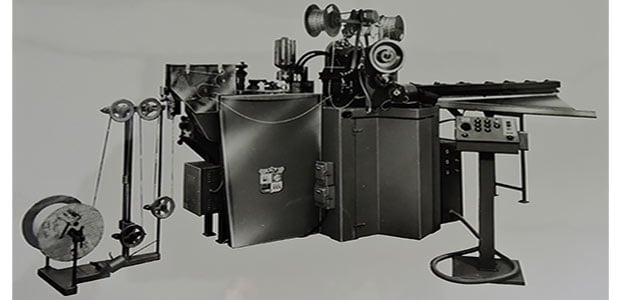 Poste de fabrication de fil d'AMP de TE, dans les années 1950