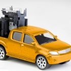 Toy car with products, Miniaturization