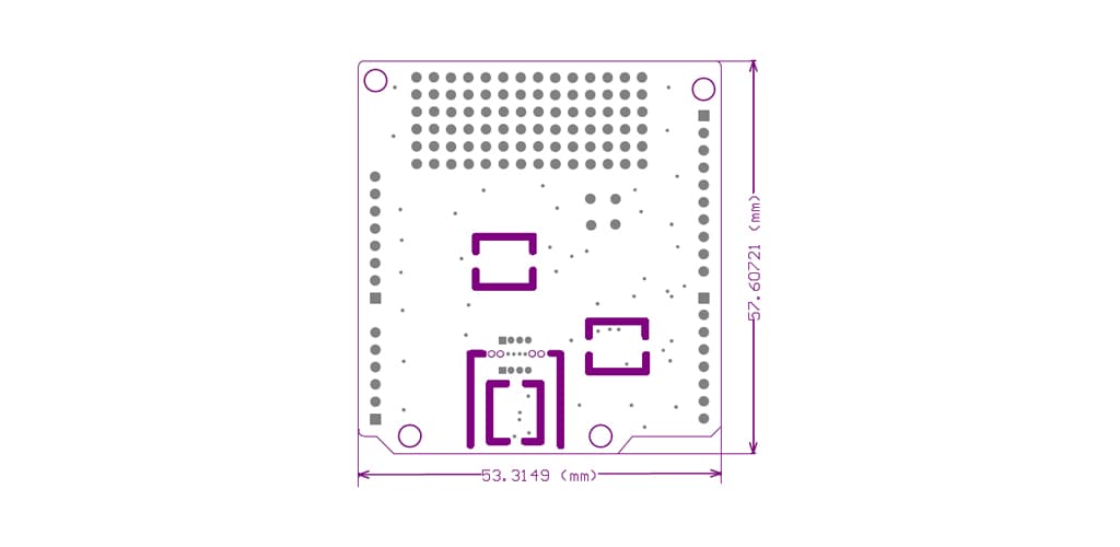 Dimensions MEAS WEATHER SHIELD FOR ARDUINO/Genuino MOTHERBOARD 