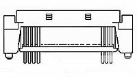 AMP FH CONN REC 100P ASSY H=11-2-5176371-4