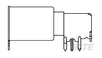 PCB JACK, R/A, SNAP LOCK-1326508-3