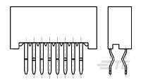 Non-ZIF 1.0 FPC DIP LAY-A 26C-2-1734796-6