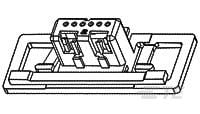 CT FLOATING REC V HSG 6P-1932065-6