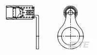 TERMINAL 90 DEG BEND PIDG PEEK STRATO 14-1959435-1