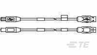 038-003-941, USB CABLE ASSY-2135136-1