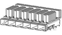 SFP+ Enhanced 1x6,with  Heatsink-2170683-1