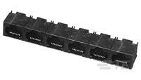 M/JK,8POS,6PORT,UNSHLD,CAT 5-1116524-1