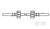 LGH-4 DBL MOLDED END LEAD-445217-1