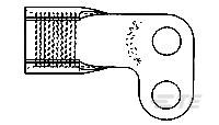 TERMINAL,BUDG, R, 6, #10,2X, U'D,TAPE-55827-1