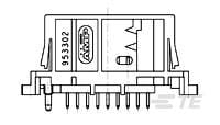 18pos MQS .63 header 180deg-953302-2