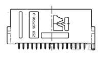 MQS PIN HDR,BK 32P (BLACK)-967598-5