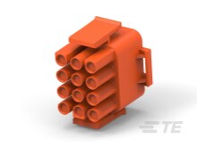 12P UMNL V0 PLUG HSG ORANGE-1-350735-3