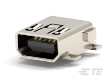 MINI USB, TYPE A, R/A, SMT-1734327-1