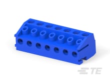 7P TB Plug,w/interlock,90deg,5mm, Blue-1776263-7