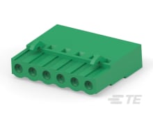 Crimp Style housing, 5.08, Green, 6 posn-1986160-6