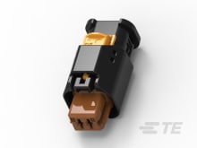 2W RECEPTACLE HP CONNECTOR BROWN-1-1801175-6