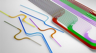 OPTICAL FLEX CIRCUIT CABLE ASSEMBLIES