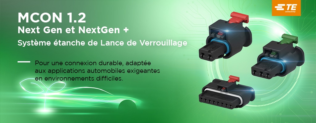 Connecteur étanche MCON 1.2 NextGen avec lance de verrouillage