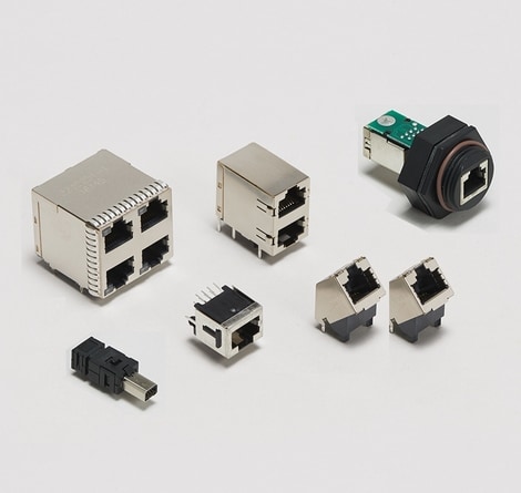 2x4 Multiple Ports RJ45 Integrated Connector