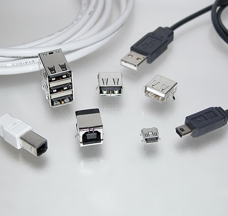cord with 2 usb ends