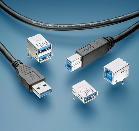 USB 3.0 Connectors in Connectors Connectivity