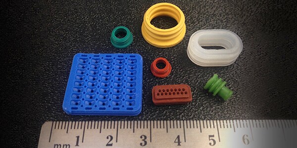 3D-printed polymer molds.