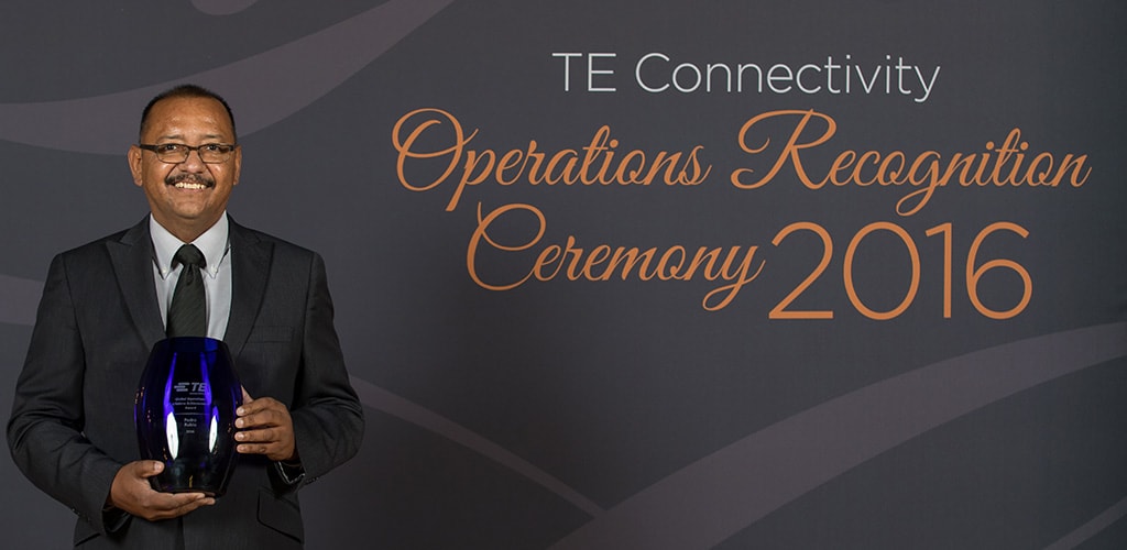 Pedro Rubio, a 2016 recipient of the TE Connectivity Lifetime Achievement Award.