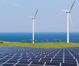 Énergies renouvelables – Parc photovoltaïque et ferme éolienne
