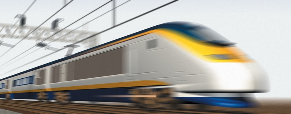 Los sistemas de línea de techo de trenes deben transmitir de manera confiable energía de alto voltaje.