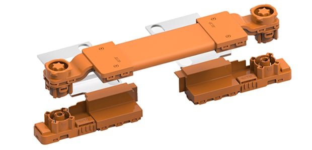 Fig. 2: O conector do módulo BCON+ para uso flexível em uma variedade de geometrias e configurações 