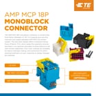 AMP MCP 18P Monoblock-Steckverbinder – Infografik