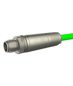 Conectores M12 con codificación X y de instalación en campo