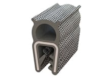 Clip on knitted wire mesh