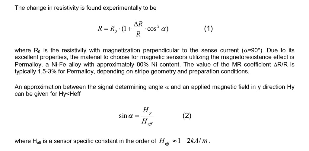 The change in resistivity.