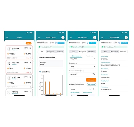 TE SensorConnect アプリのアイコン