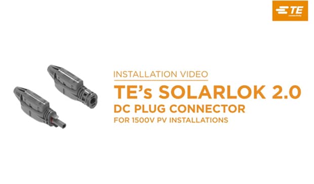 vídeo de instalação de conectores solarlok