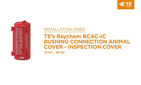 Cubierta animal de conexión con bujes: Cubierta de inspección (BCAC-IC)