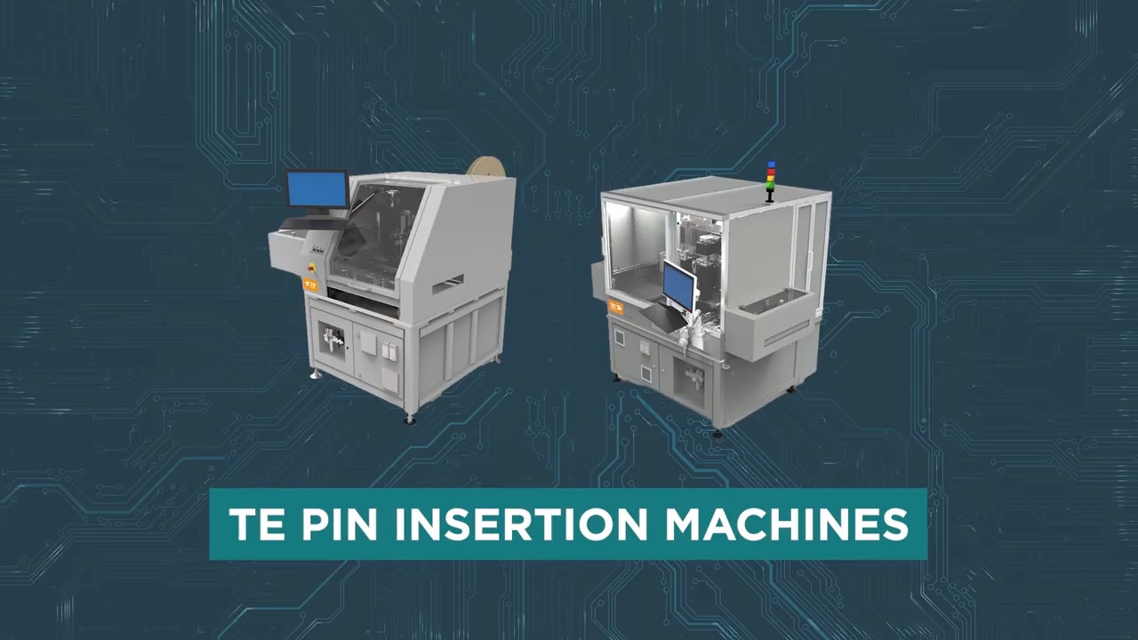 Vídeo de visão geral das máquinas de inserção de pinos (em inglês)